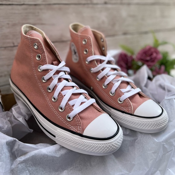 NEW Size 9 Womens Converse Chuck Taylor All Star High Canyon Dusk Pink Sneaker - Picture 2 of 9